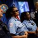 Metropolitan Police officers during a press conference announcing the details of the bodycam program Sept. 24, 2014, in Washington, D.C. (Win McNamee/Getty Images)
